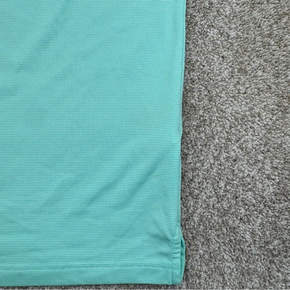 Callaway Opti Dri Green Striped Golf Polo Shirt Mens size Large Short Sleeve - Picture 6 of 12
